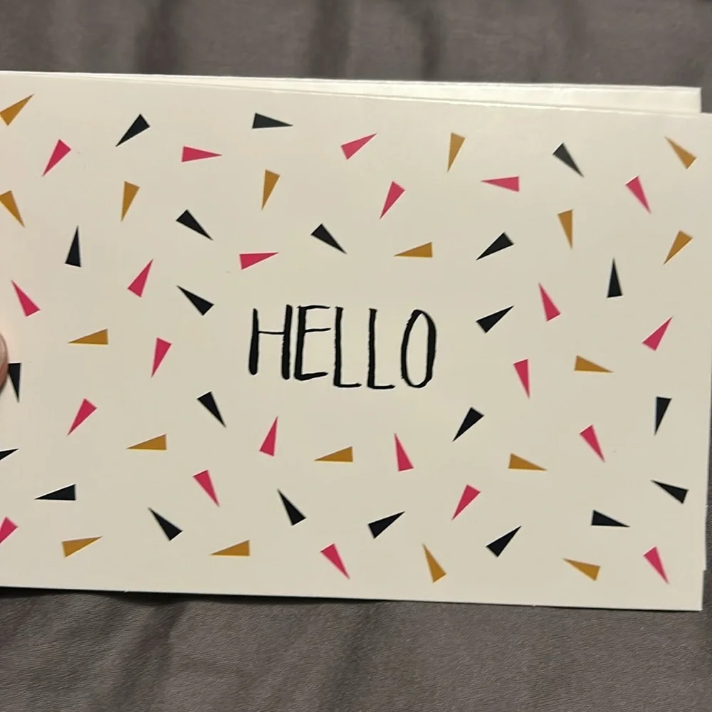 Set of 48 hello cards